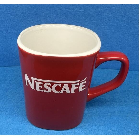 Vintage Nescafe Clasico Rounded Square Coffee Cup - Picture 3 of 7
